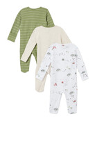 Tractor Sleepsuits 3 Pack
