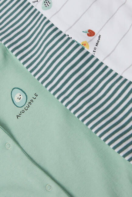 Fruit Sleepsuits 3 Pack