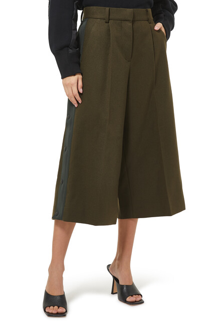 Buy Sacai Wool Melton Pants Womens For Qar 2850 00 Trousers Bloomingdale S Uae
