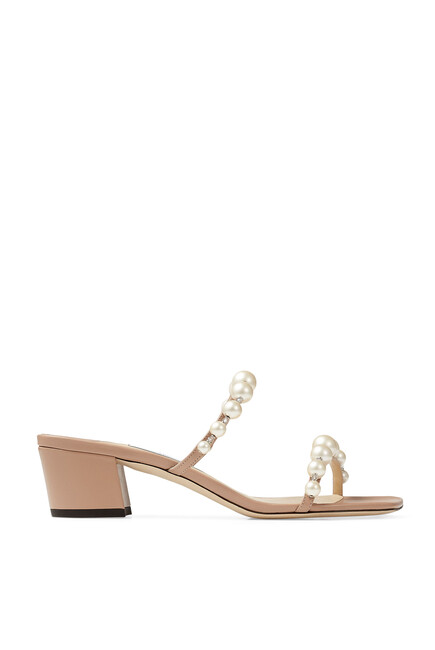 Buy Jimmy Choo Amara Leather Mules Womens For Qar 3550 00 Mules Bloomingdale S Uae