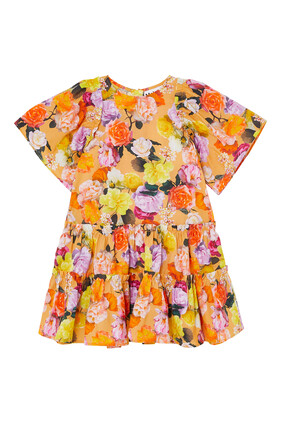 Clementine Roses T-Shirt Dress