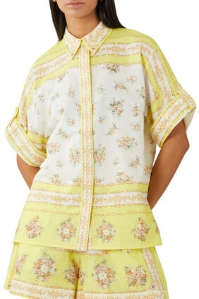 Catalina Cotton-Linen Blend Shirt