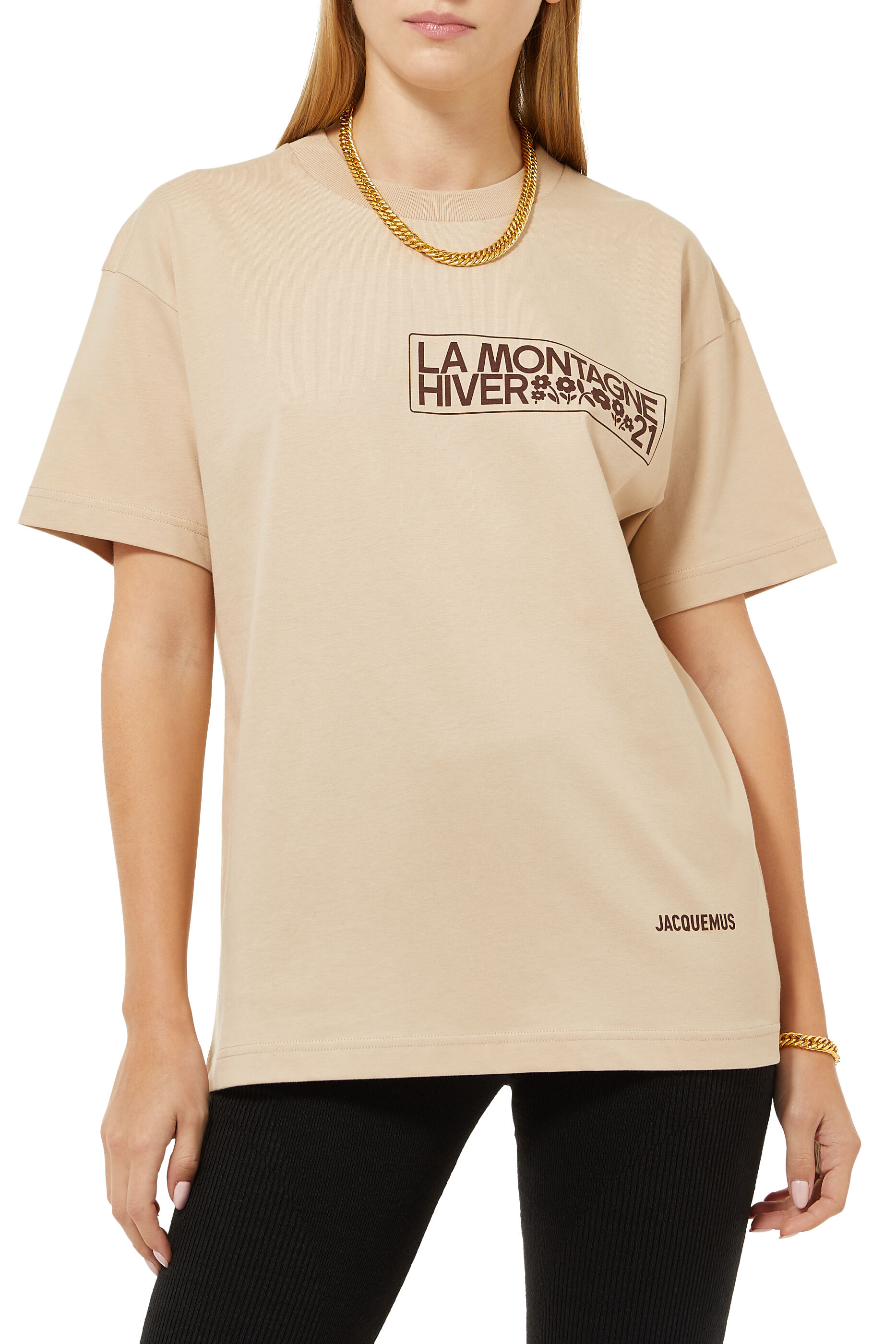 jacquemus t shirt beige