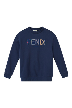 Patchwork Logo Sweater
