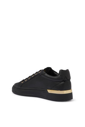 GRFTR Midnight Leather Gold Sneakers