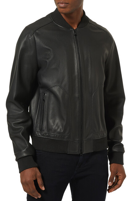 Boss Noran Leather Jacket Mens For Qar 1520 00 Coats Jackets Bloomingdale S Uae Boss Noran Leather Jacket Mens, Bloomingdales Hugo Boss Mens Coat
