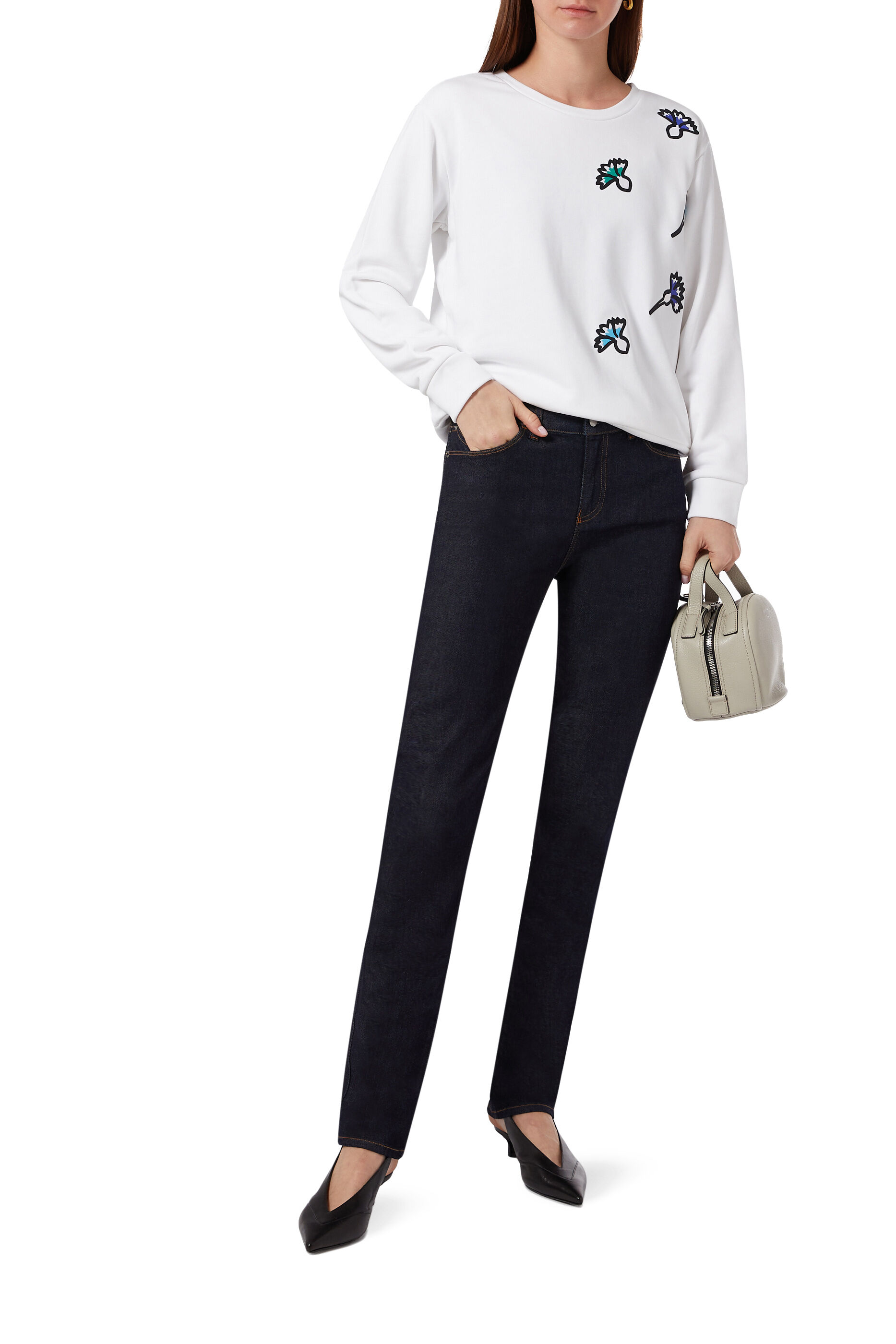 Buy Emporio Armani J18 Slim Fit Jeans - Womens for QAR 825.00 Jeans |  Bloomingdale's UAE