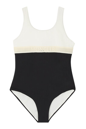 Two-Tone One-Piece Swimsuit