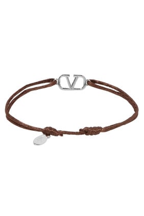 Valentino Garavani VLogo Double-Strap Bracelet