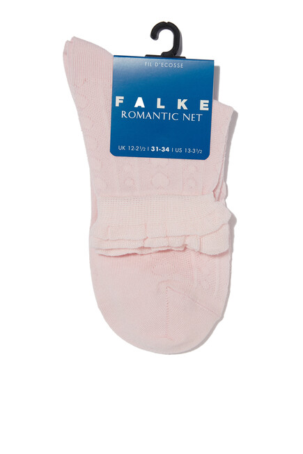 Romantic Net Kids Socks