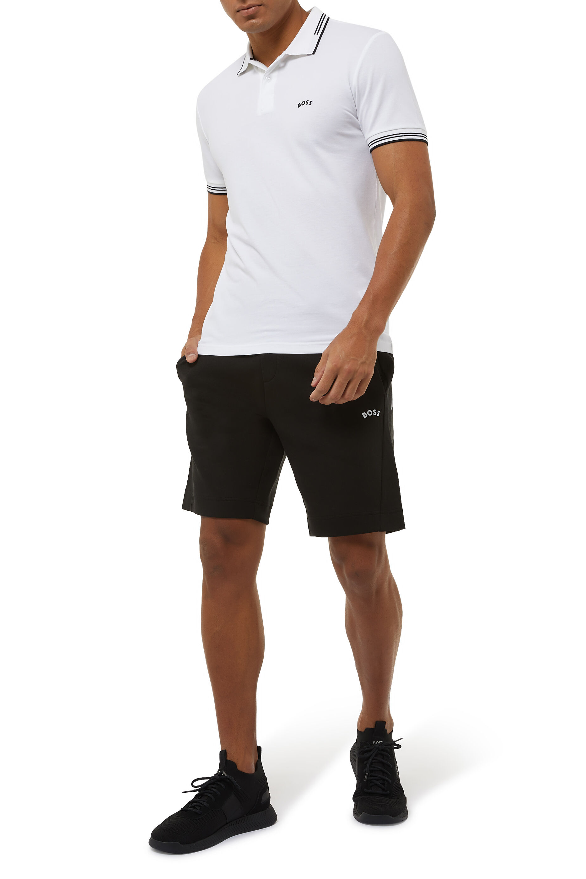 Buy Boss Regular-Fit Shorts in Stretch 