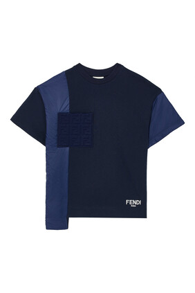 Logo Cotton and Nylon T-Shirt