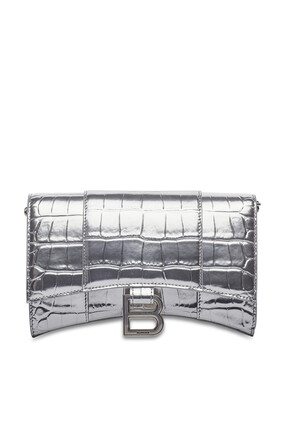 Hour Glass Wallet Chain Bag
