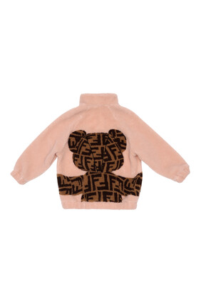 Fleece Teddy Bear Half-Zip Sweatshirt