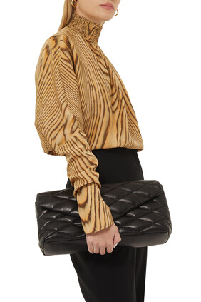 Sade Puffer Envelope Clutch