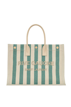 Rive Gauche Striped Tote Bag