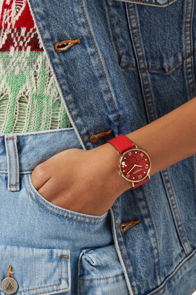 Perry Leather Band Watch