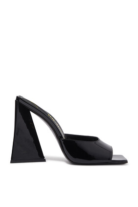 Devon 115 Chunky Patent Leather Mules
