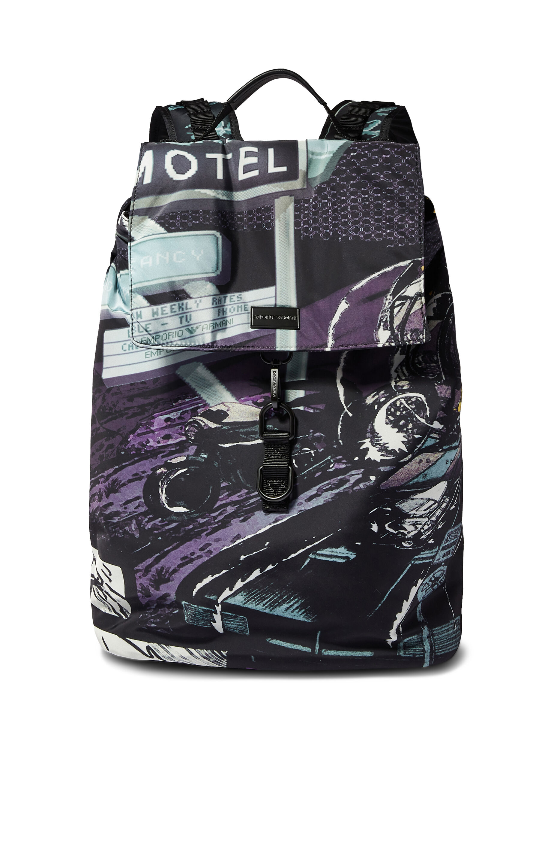 Buy Emporio Armani Printed Back Pack 