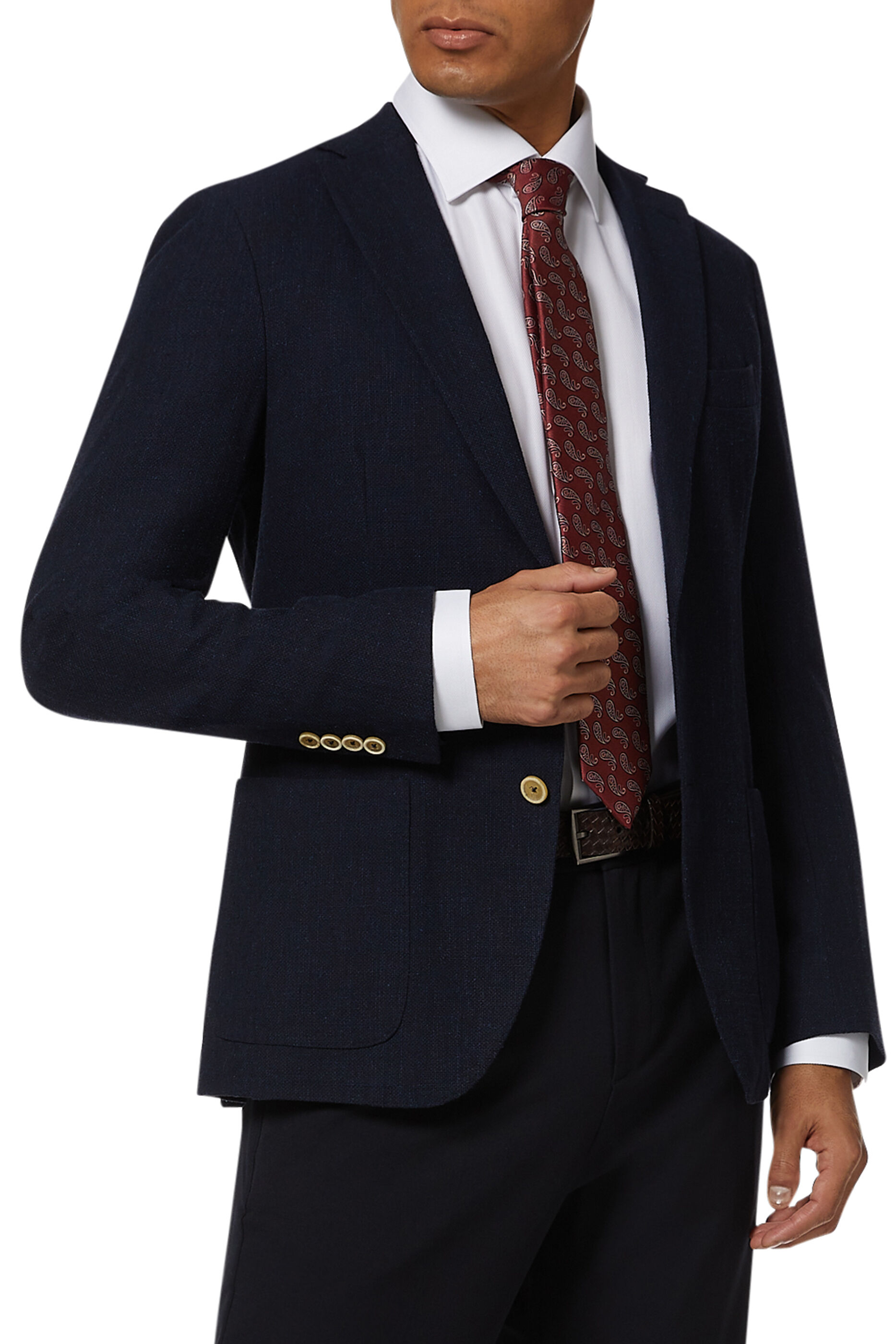 Eton Contemporary Fit Herringbone Shirt 
