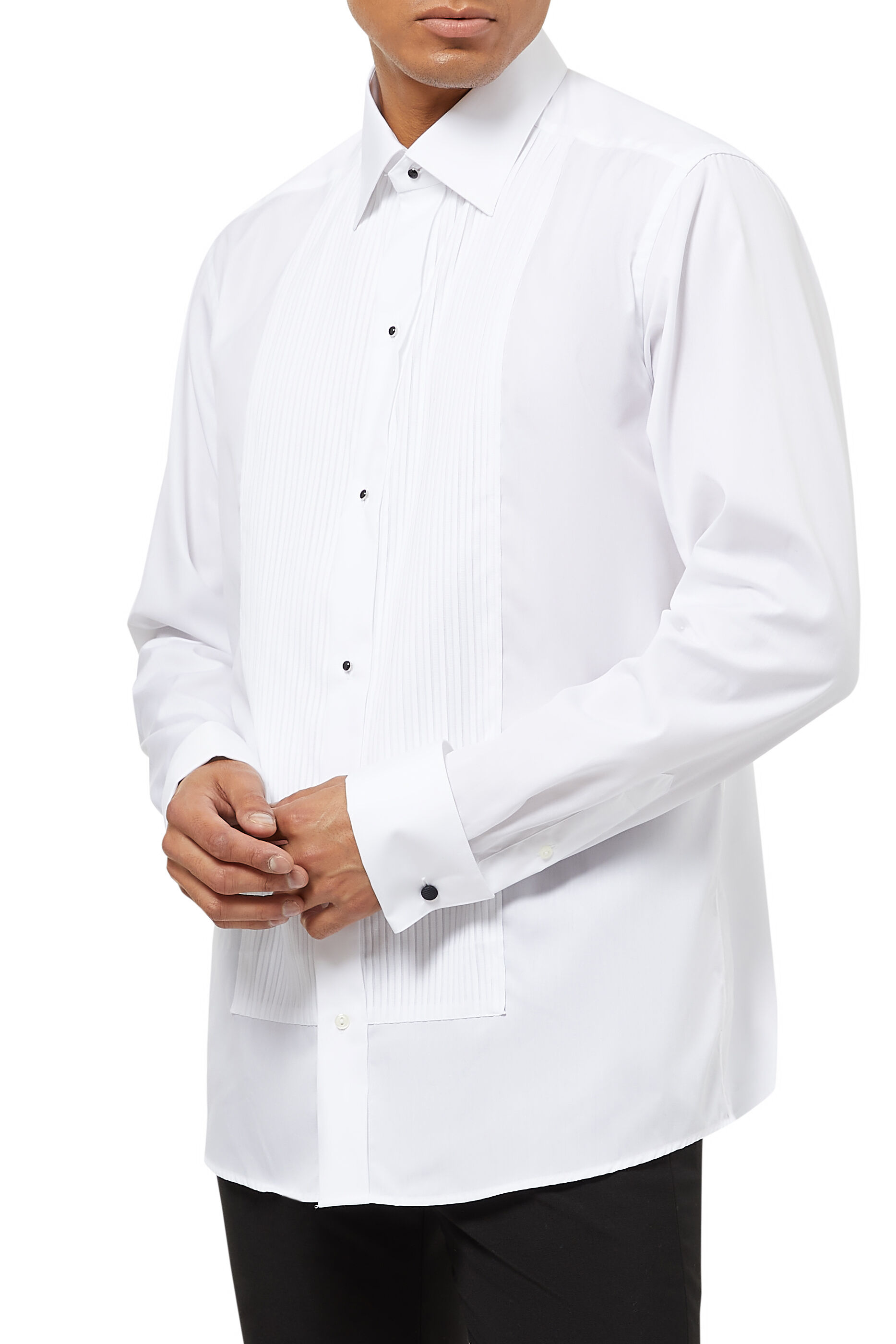 Buy Eton Slim Fit Plissé Evening Shirt 