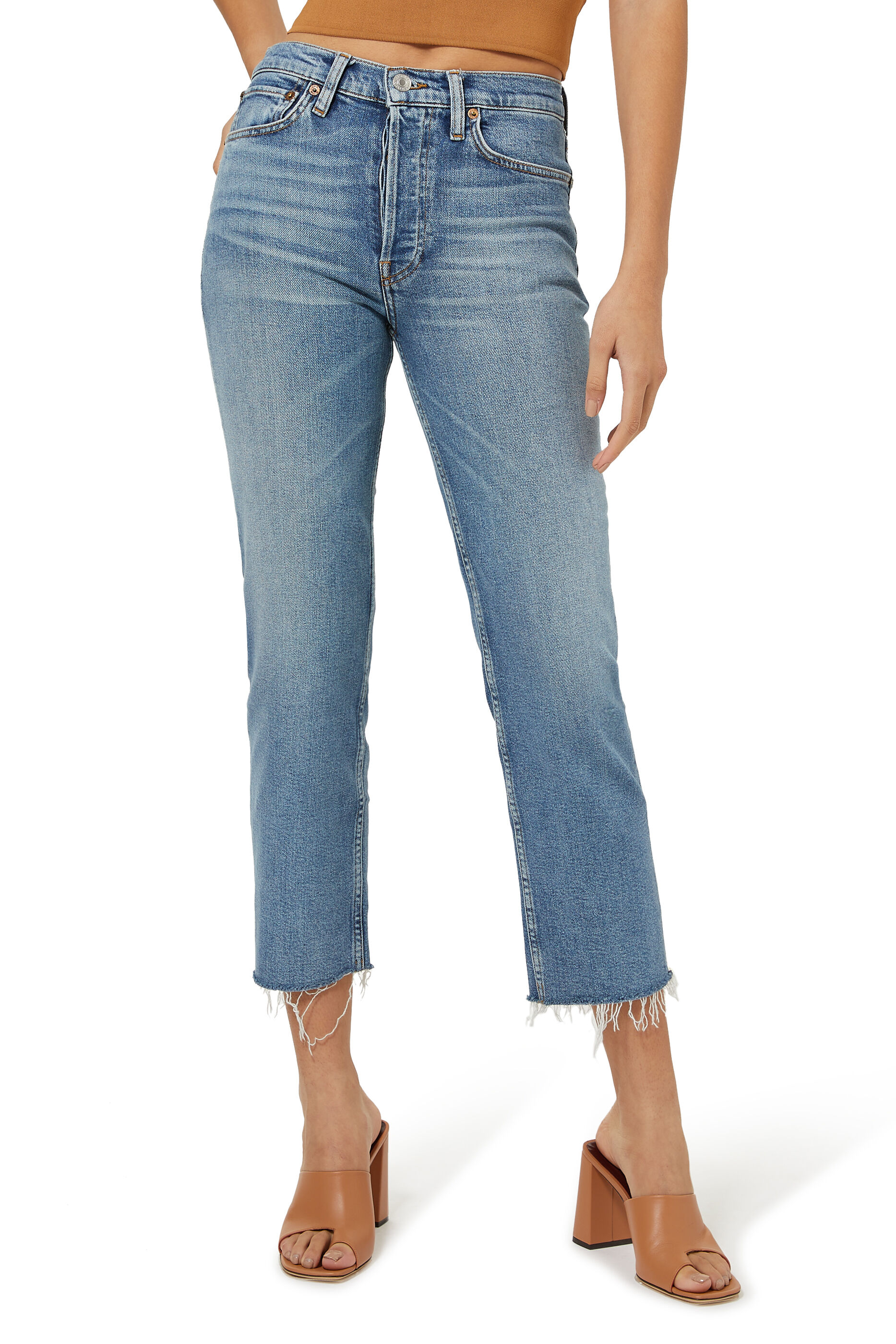 Buy Re/Done Stove Pip Jeans - Womens 