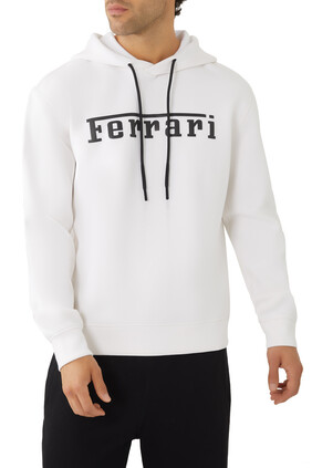 Recycled Scuba Fabric Hooded Sweatshirt