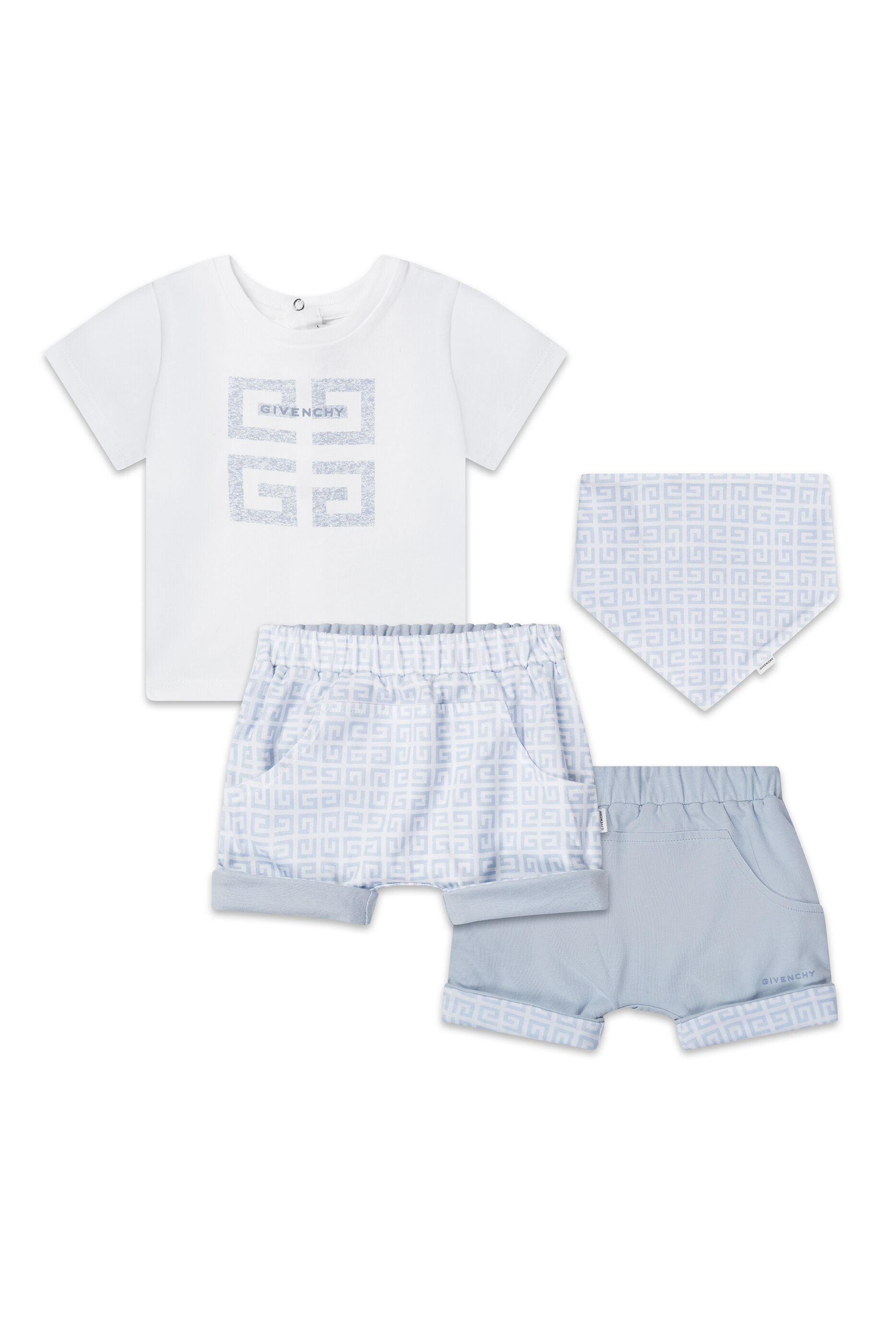 givenchy shorts and shirt set