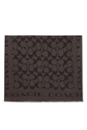Signature Monogrammed Scarf