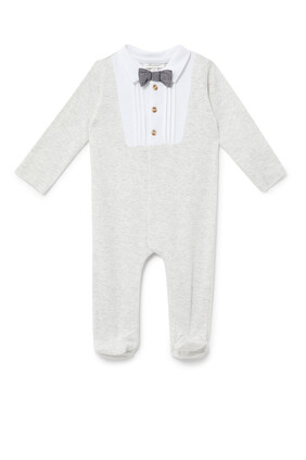 Tuxedo Footed Overall in Cotton