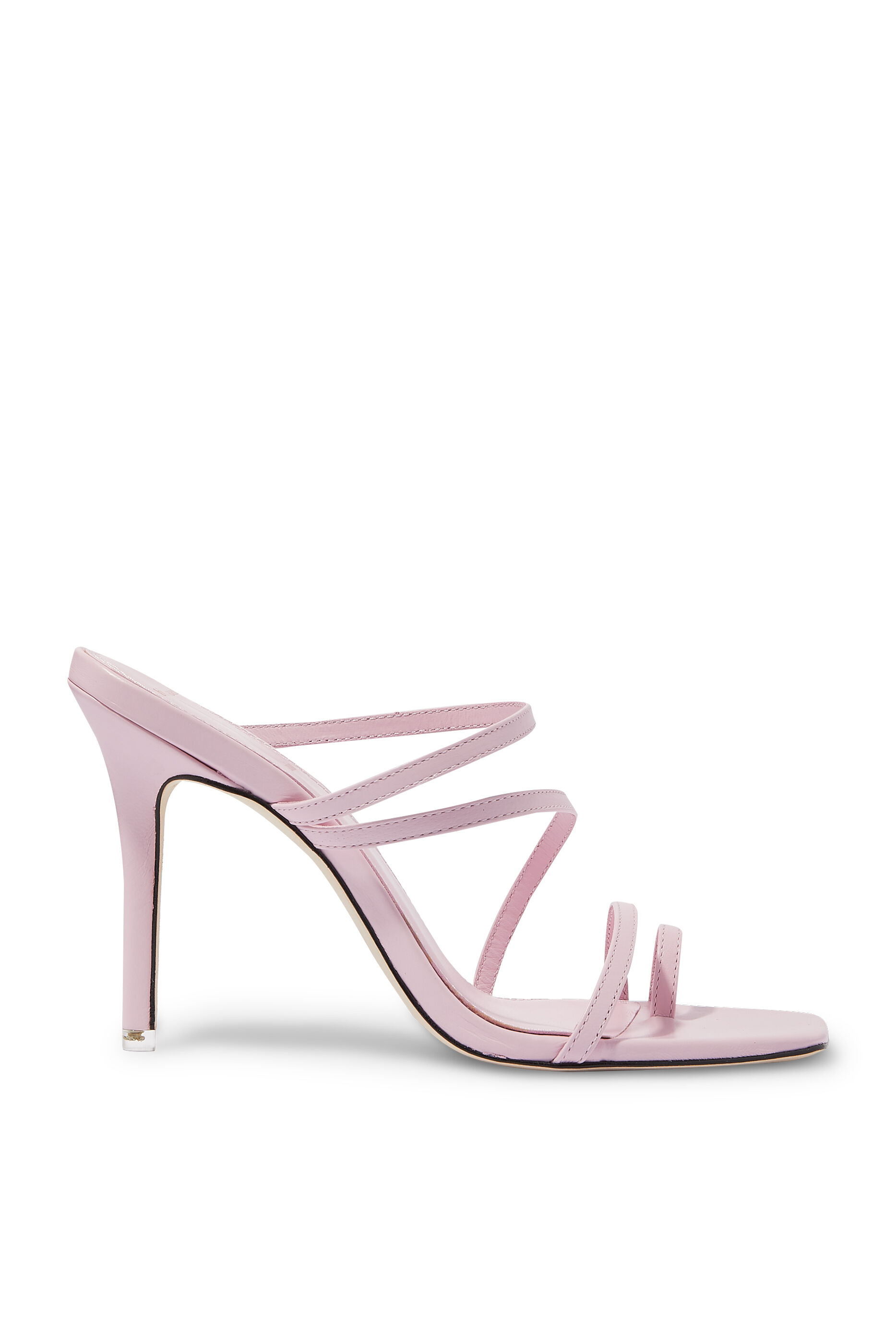 black suede studio heels