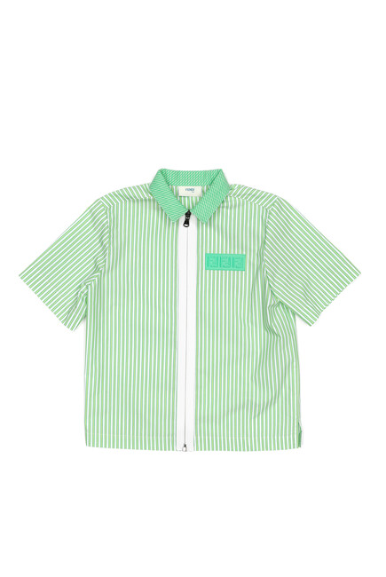 Striped Logo Detail Shirt
