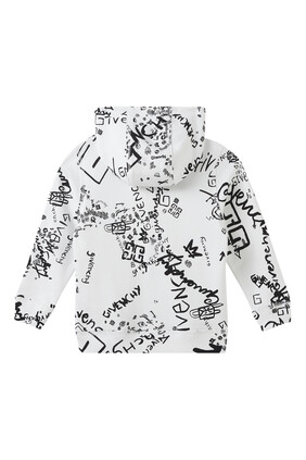 Graffiti-Print Hoodie