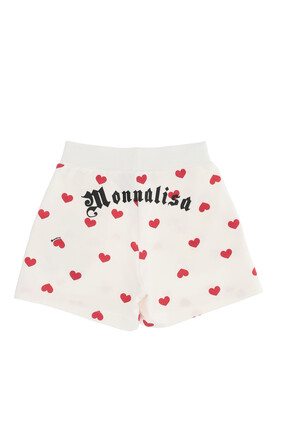Heart-printed Shorts