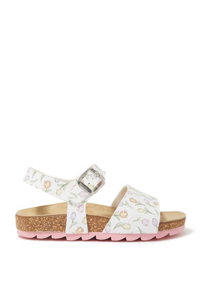 Kids Tulip Print Sandals