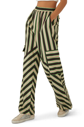 Striped Oversized Pants