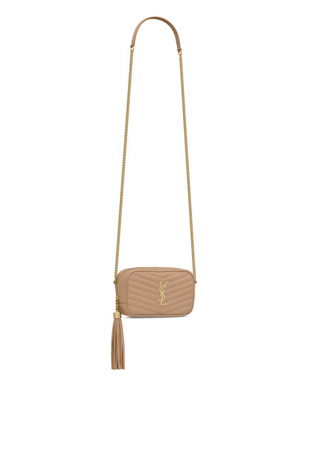 Lou Mini Bag in Quilted Grain De Poudre Embossed Leather