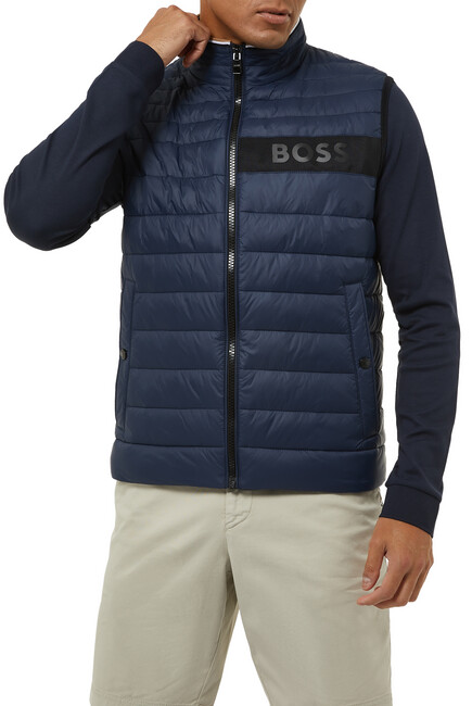 Boss Water Repellent Padded Gilet With 3d Logo Tape Mens For Qar 1000 00 Coats Jackets Bloomingdale S Uae Boss Water Repellent Padded Gilet, Bloomingdales Hugo Boss Mens Coat