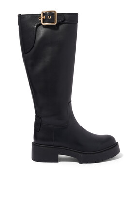 Lilli 40 Knee-Length Leather Boots