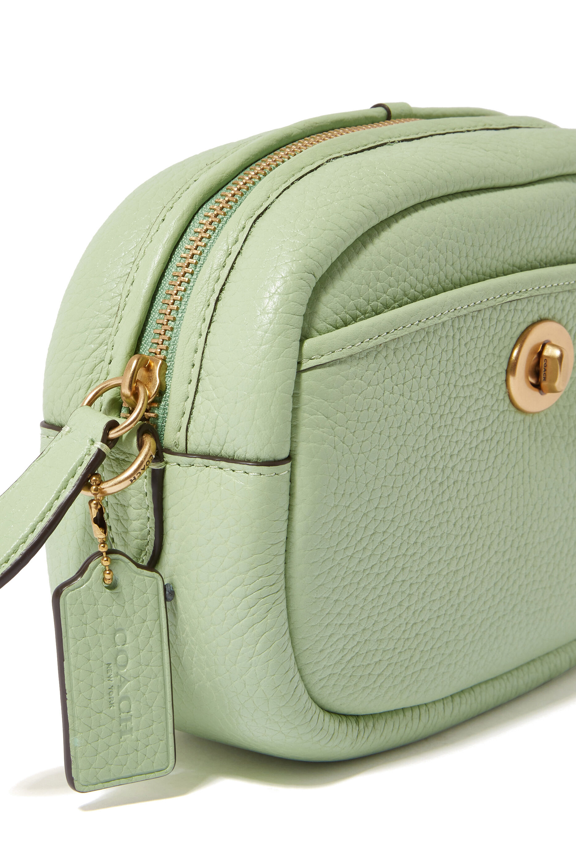 Buy Coach Oval Web-Strap Leather 