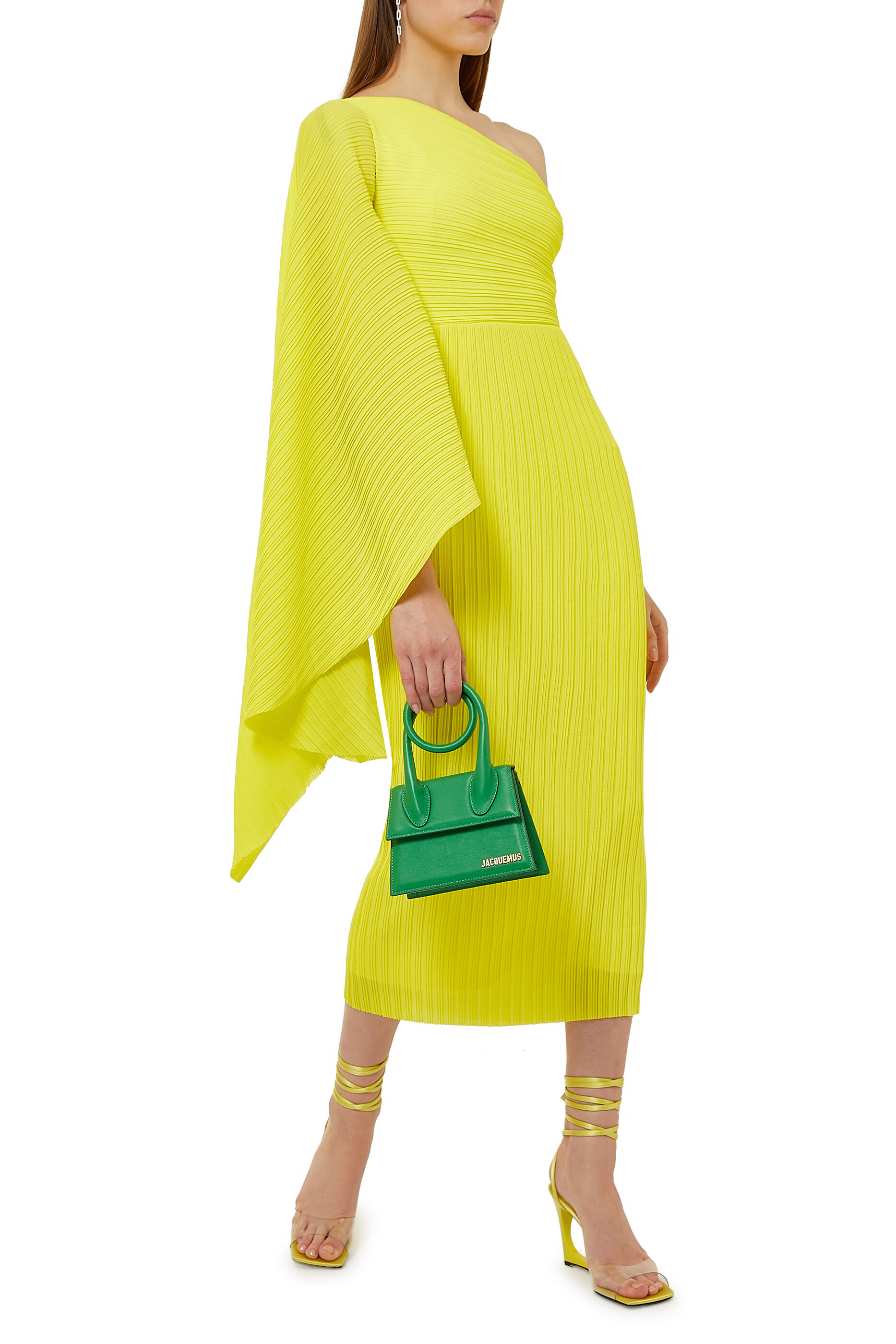 Buy Solace London Lenna Midi Plisse 