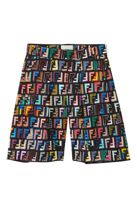 FF Print Poplin Shorts