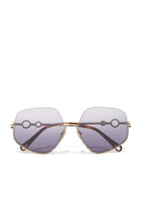 Sofya Pentagonal Sunglasses