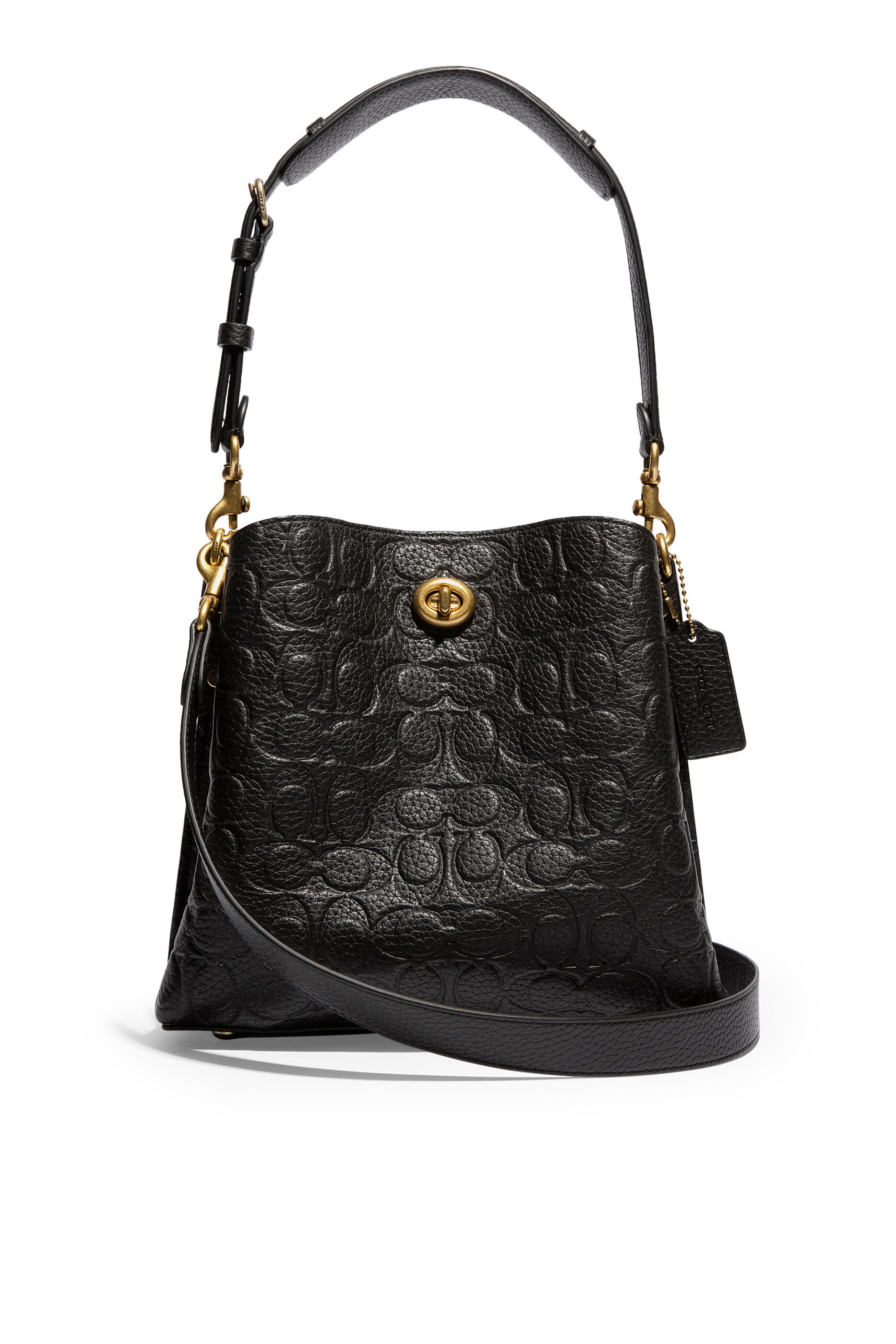 Coach signature leather bag clearance