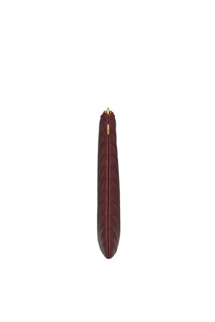 Monogram Tablet Pouch in Quilted Leather