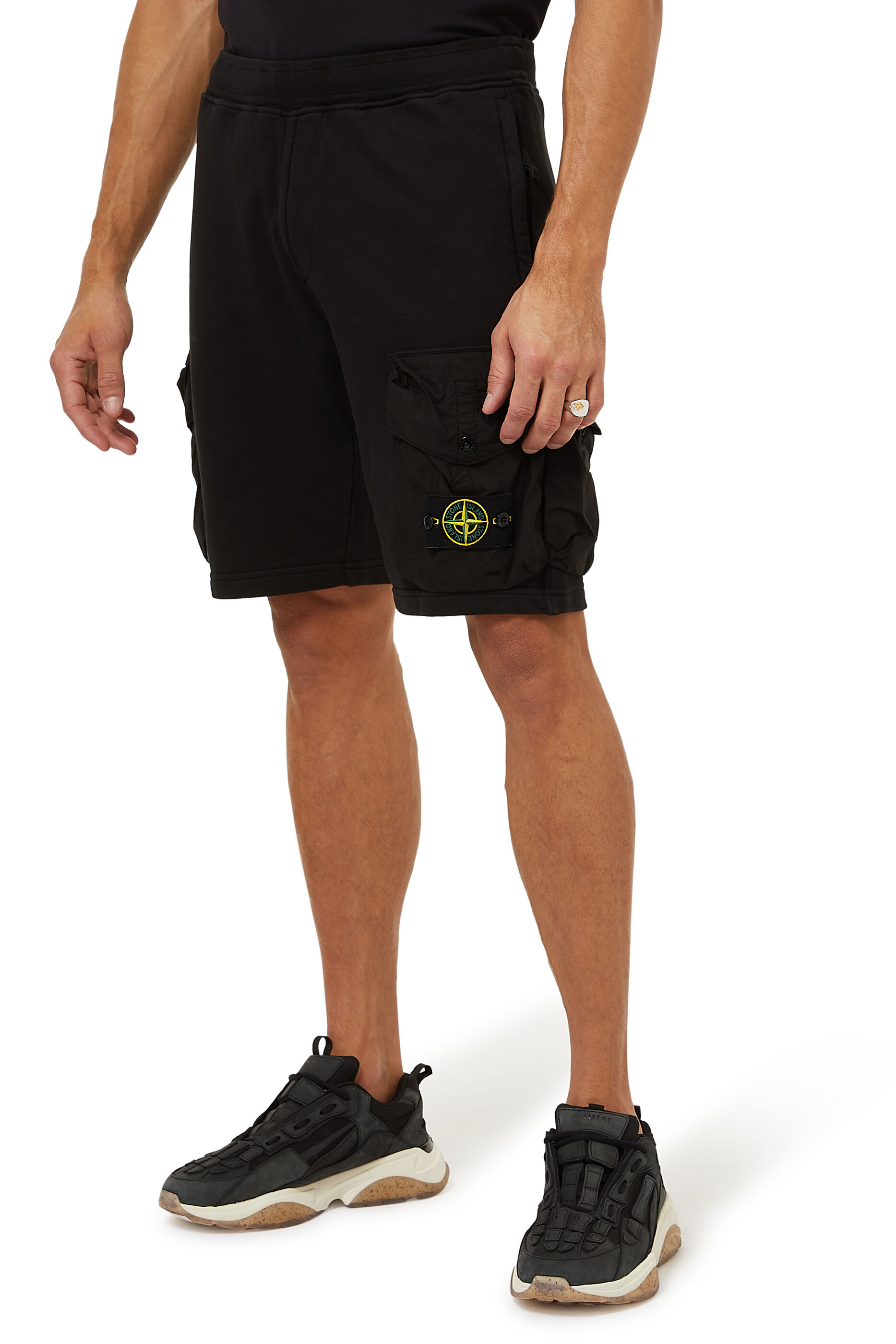 Stretch Cotton Cargo Shorts - Mens 
