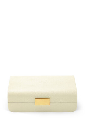 Modern Shagreen Small Jewelry Box