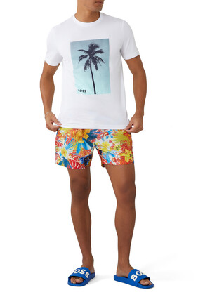 Piranha Logo Swim Shorts