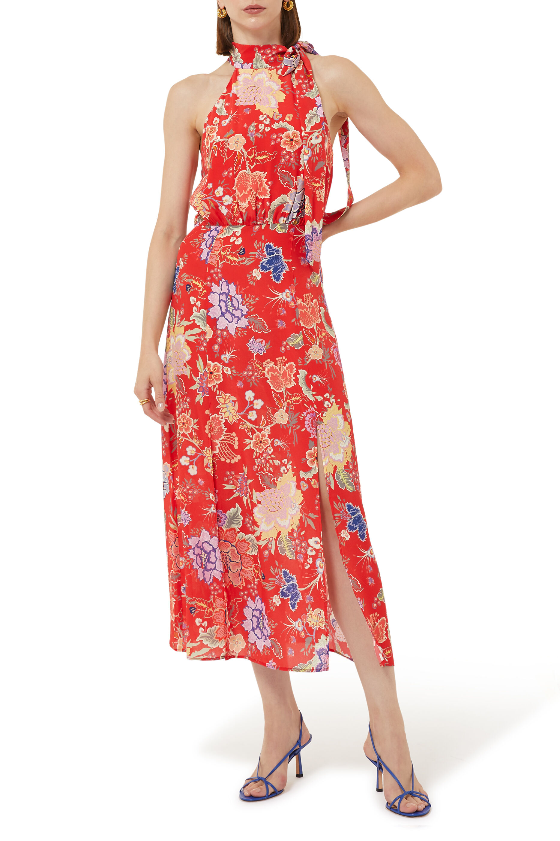 Buy Rixo London Valerie Floral Midi 