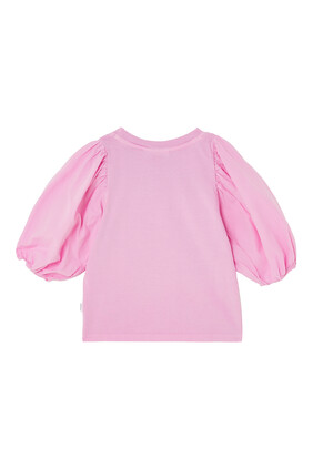 Wild Orchid Puff Sleeve Top